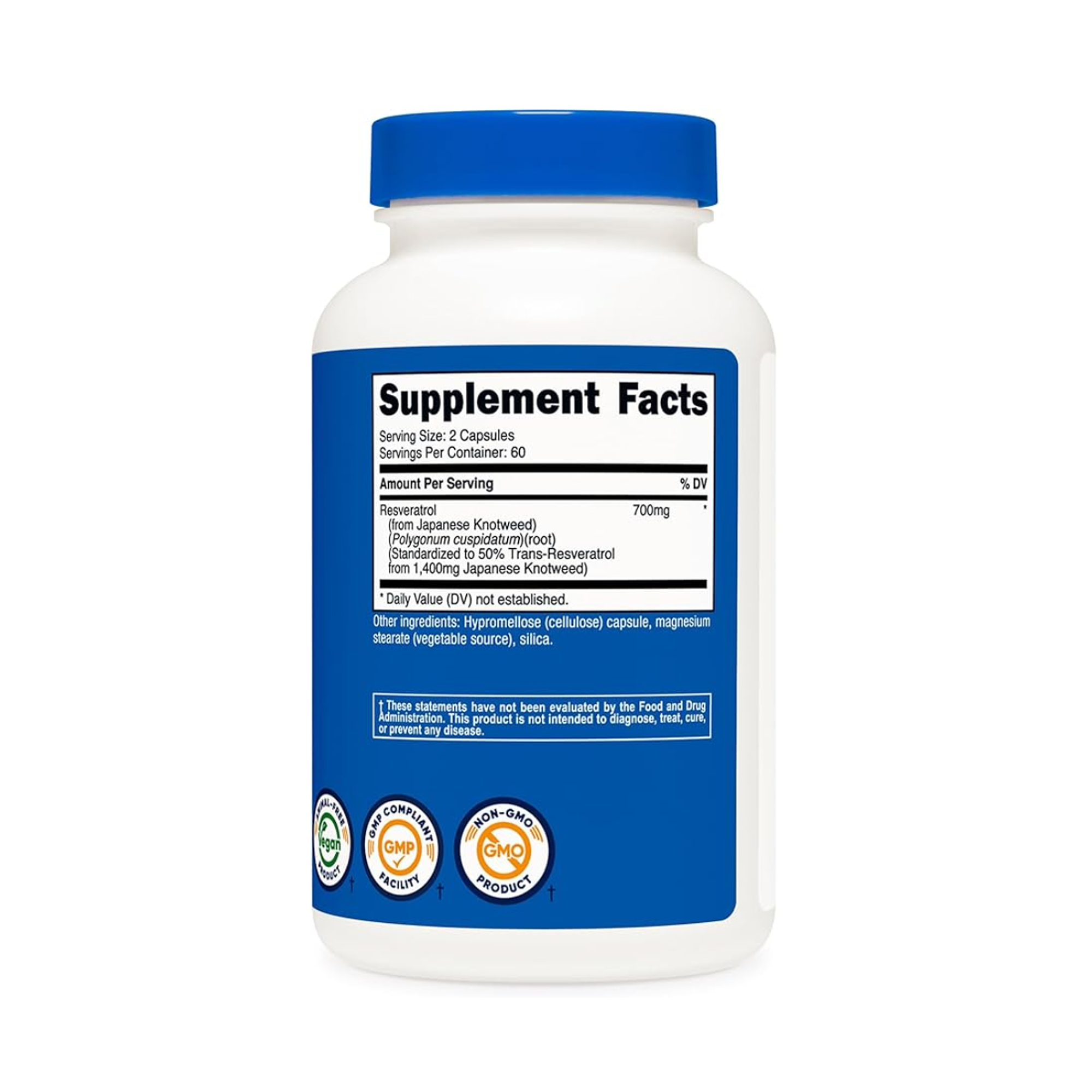 RESVERATROL 700 mg - Fco x 120 Cap 4