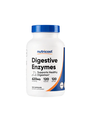 DIGESTIVE ENZYMES 620 mg (enzimas digestivas) - fco x 120 cap 