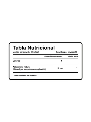 ASTAXANTHIN 12 mg - fco x 120 softgel
