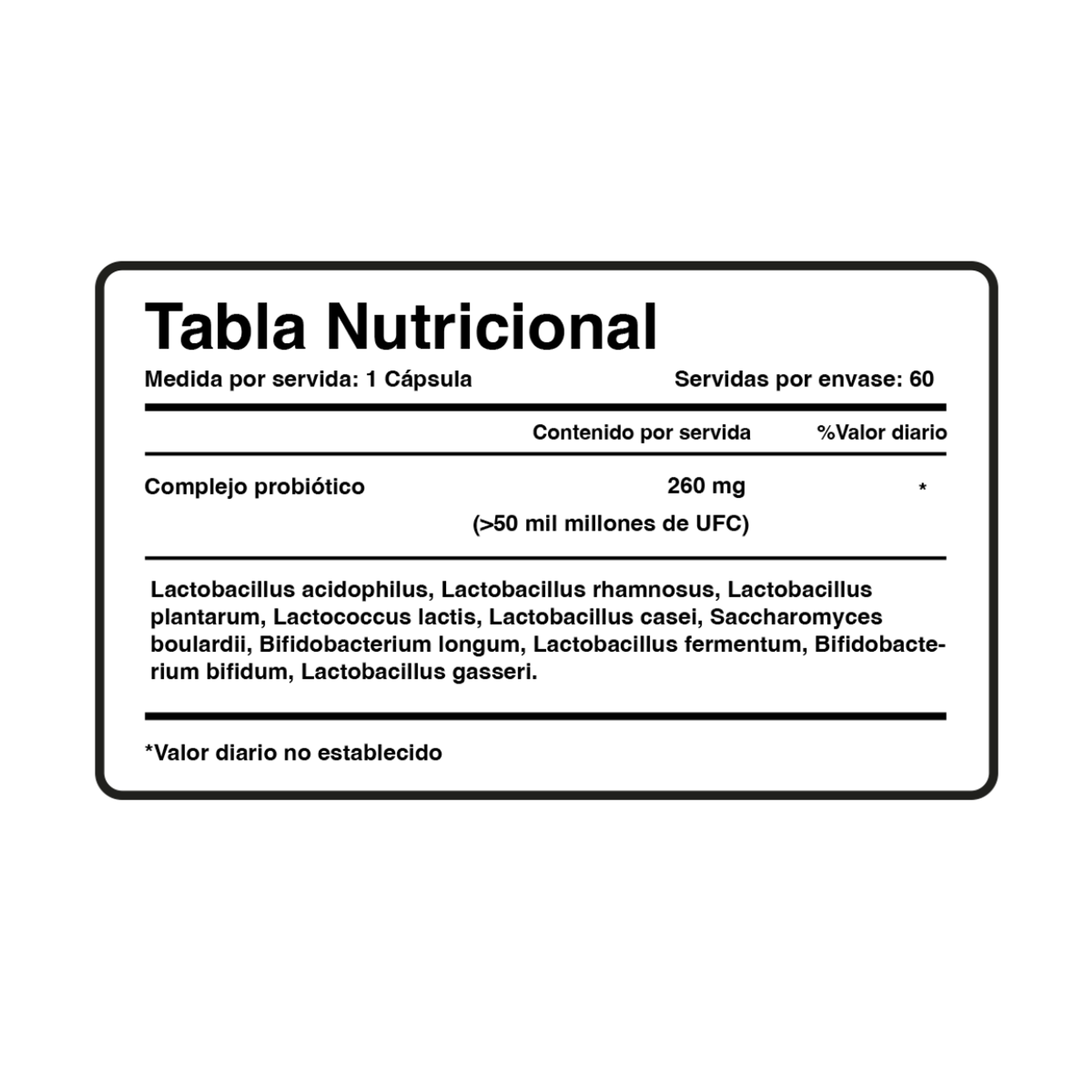 PROBIOTIC COMPLEX + 50 BILLON - fco x 60 cap 2