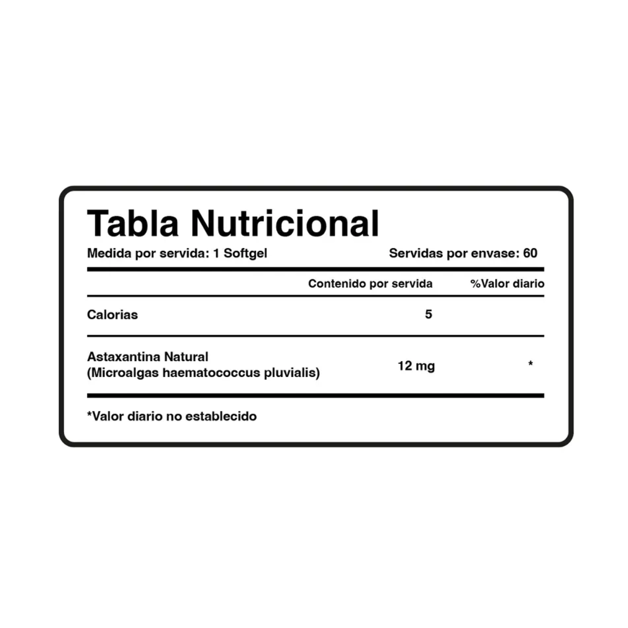 ASTAXANTHIN 12 mg - fco x 60 softgel 2