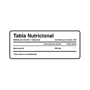 INOSITOL * 500 mg - fco x 240 cap 