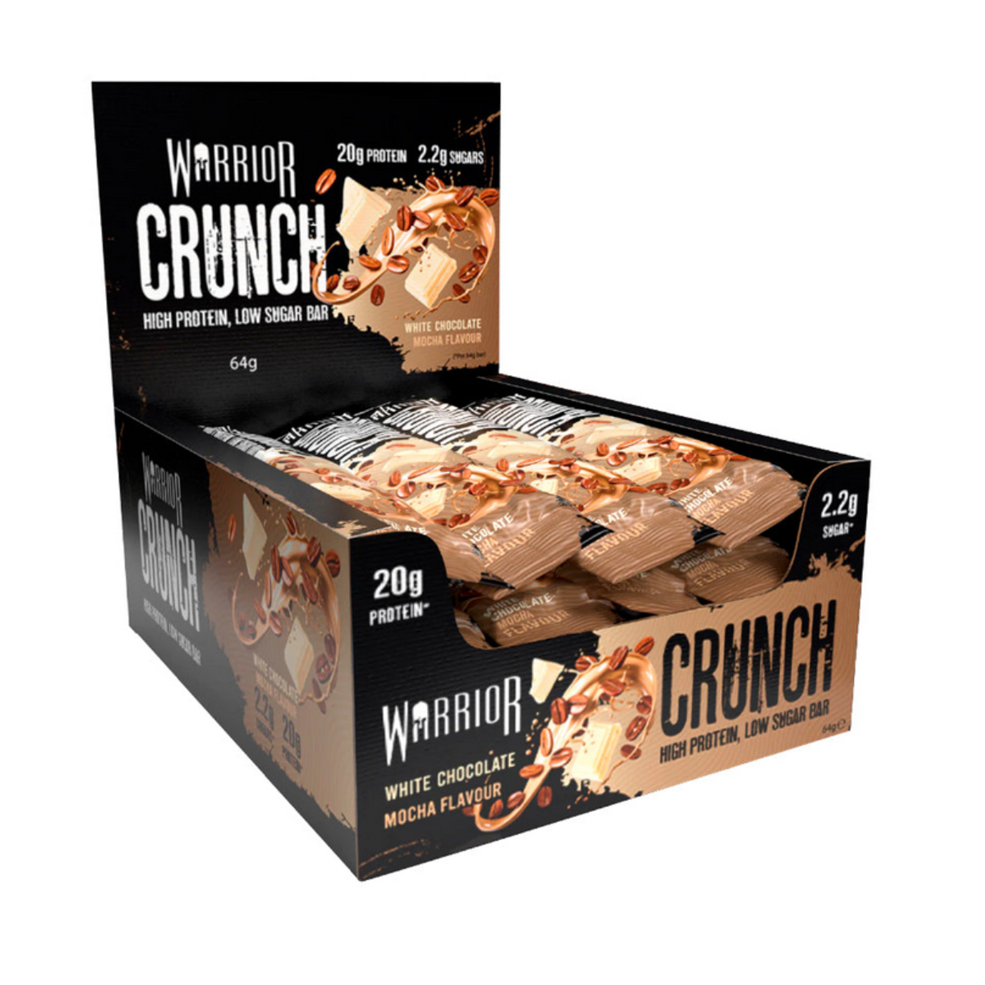 PROTEINA EN BARRA 20 g - caja x 15 u - WHITE CHOCOLATE MOCHA FLAVOUR 1