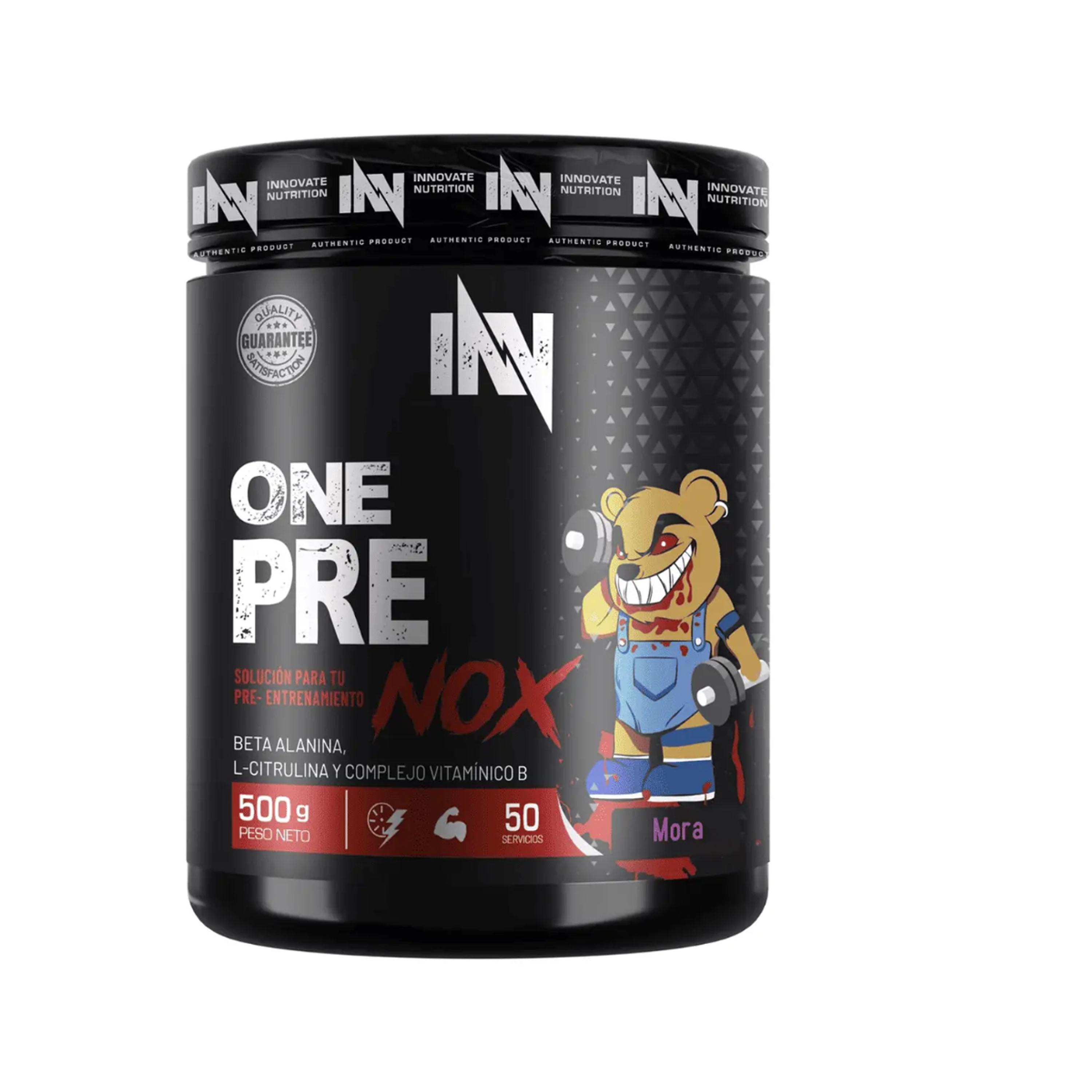 ONE PRE NOX x 500 g pote - MORA 1