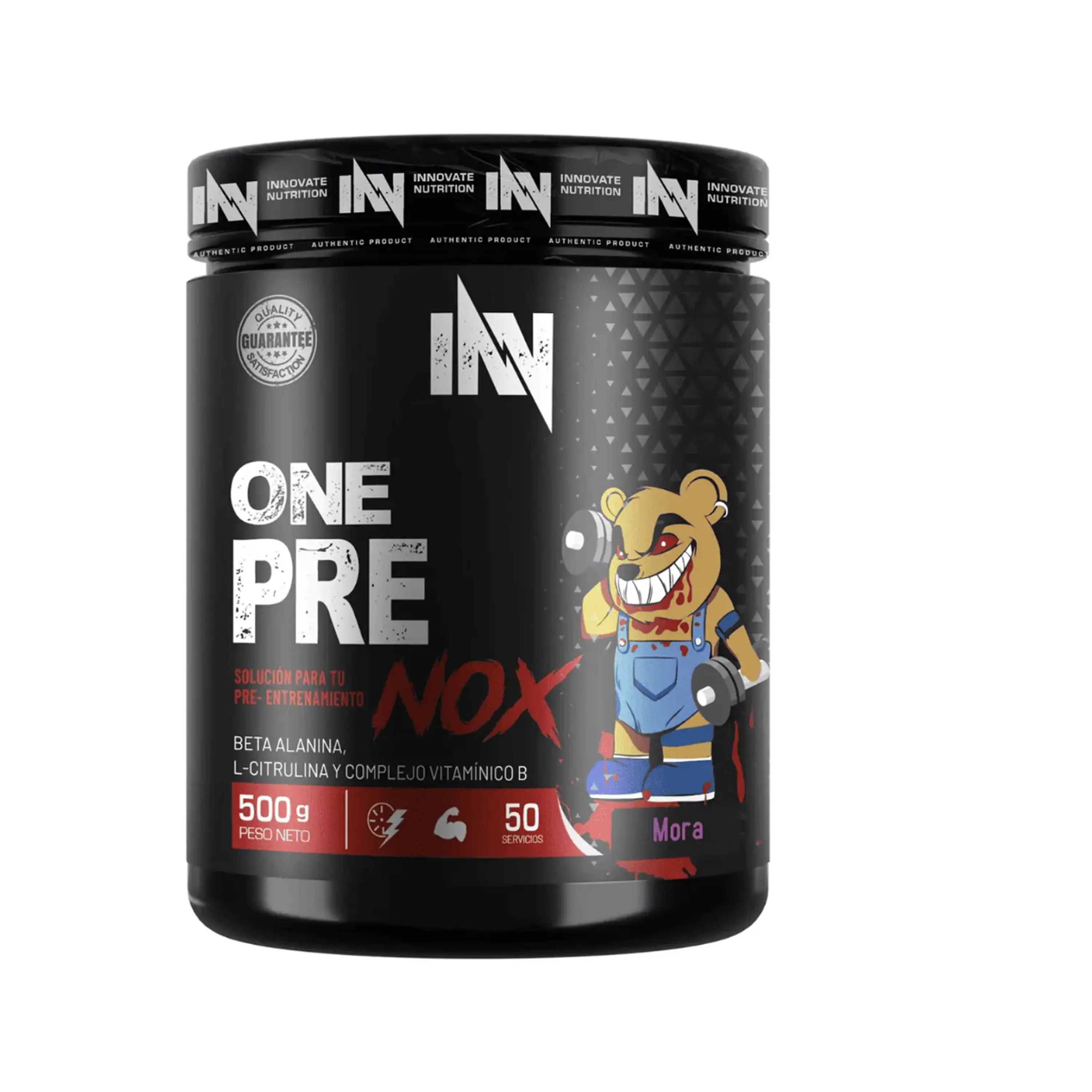 ONE PRE NOX x 500 g pote - MORA 1