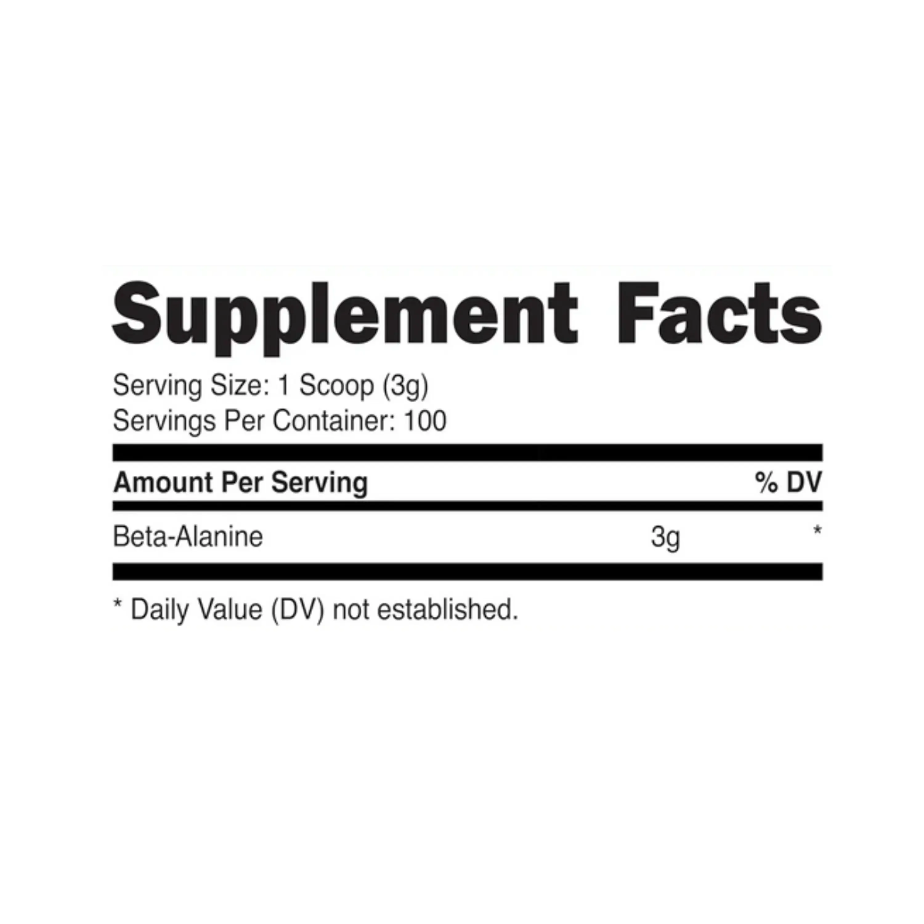 BETA-ALANINE  - fco x 300 gr / 100 serv  2