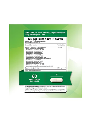 ULTIMATE PROBIOTIC-14 50 BILLION (probiotico) - fco x 60 cap