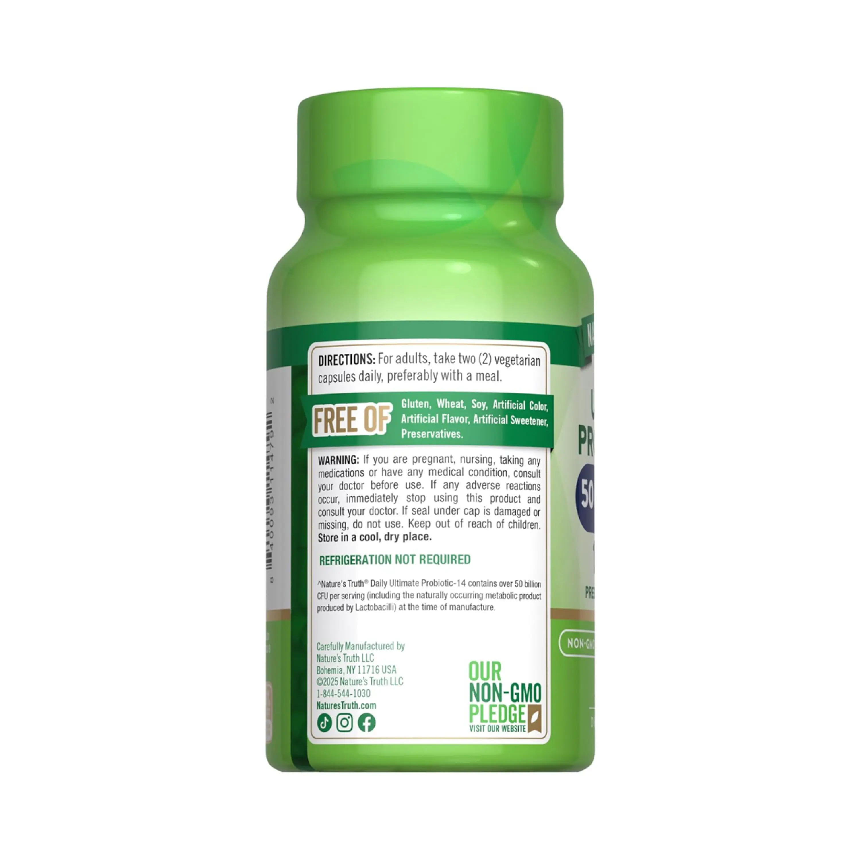 ULTIMATE PROBIOTIC-14 50 BILLION (probiotico) - fco x 60 cap 3