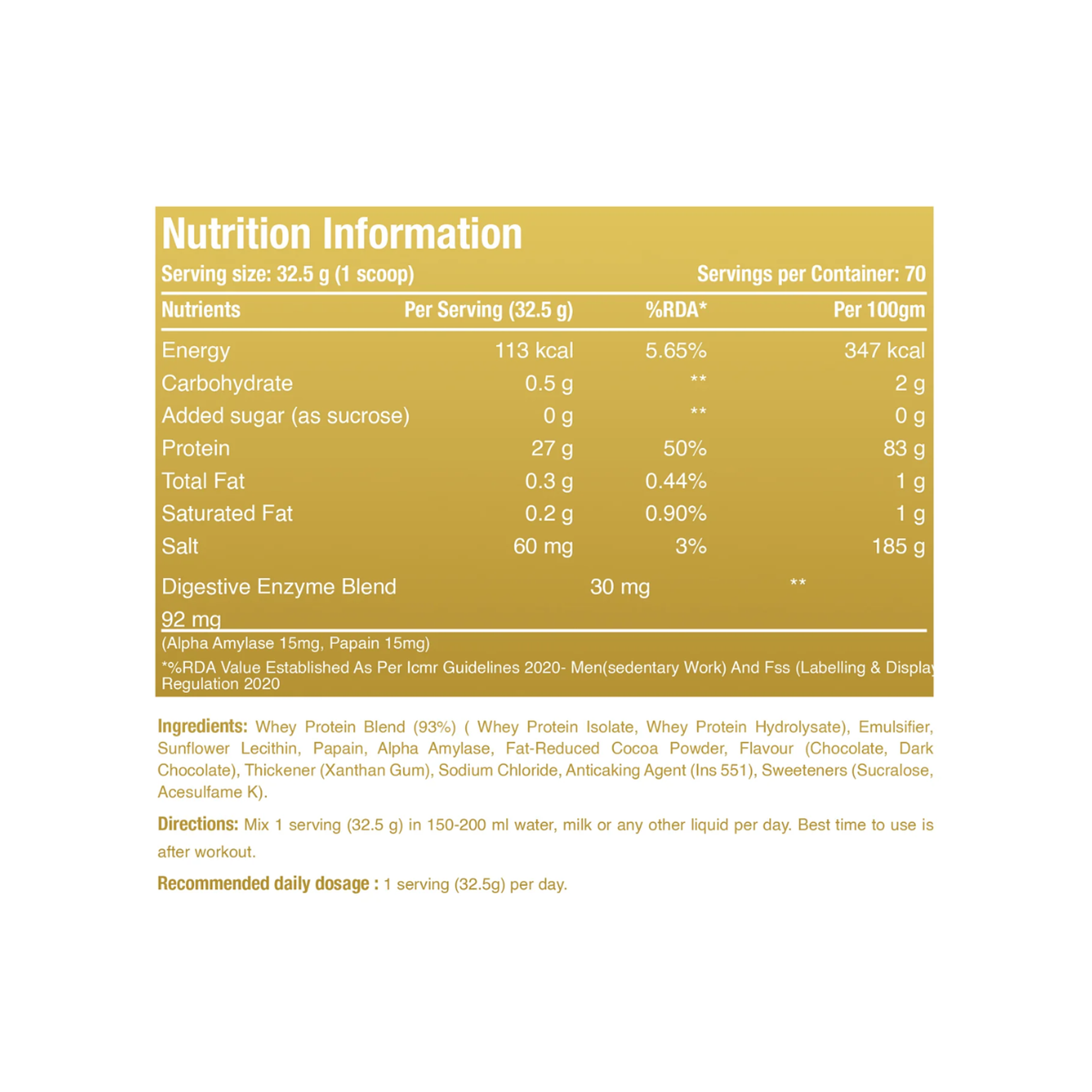 ISO GOLD WHEY x fco 2.27 kg - CHOCOLATE CHARGE 2