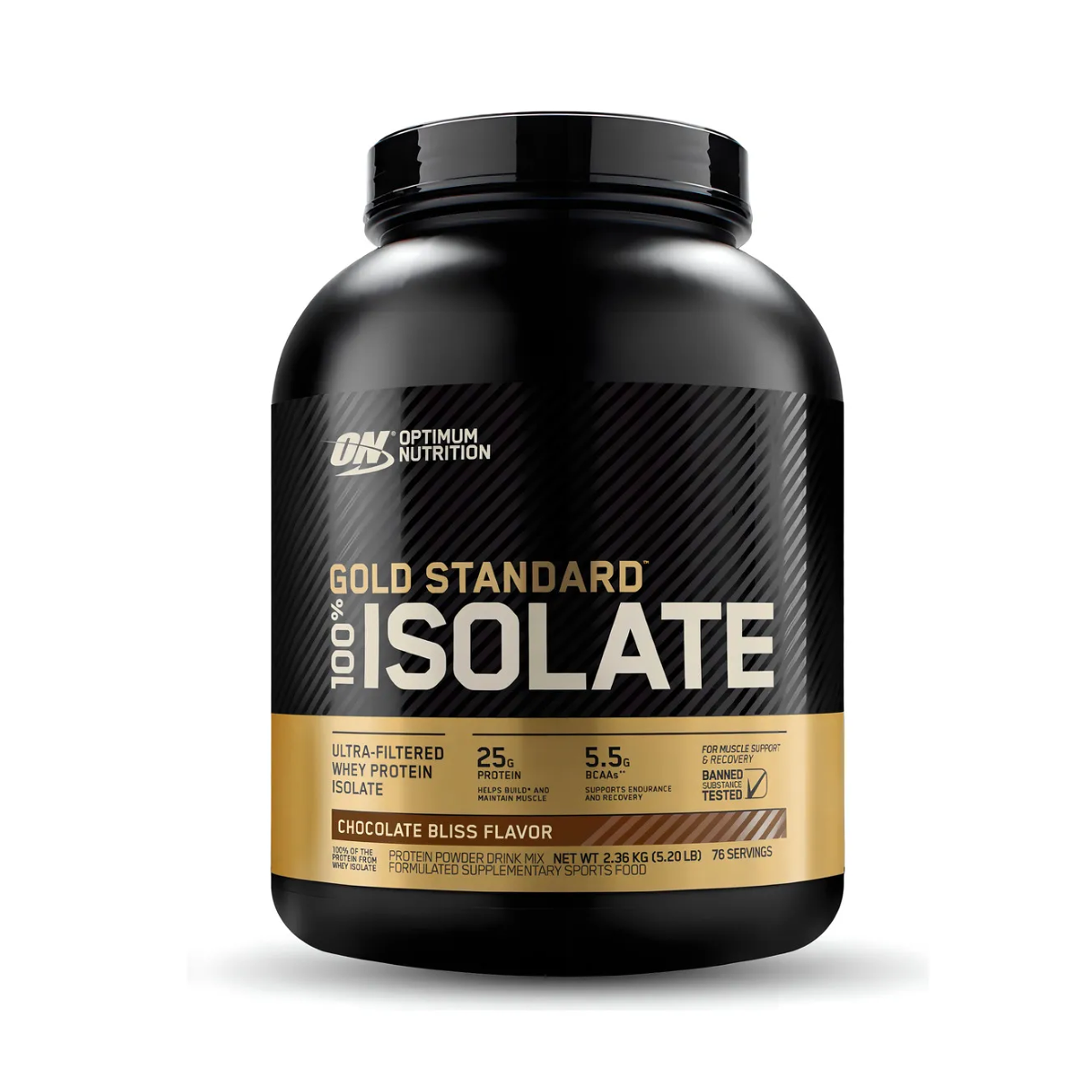 GOLD STANDARD 100% ISOLATE 5.20 lb ( 2.36 kg) pote - CHOCOLATE 1