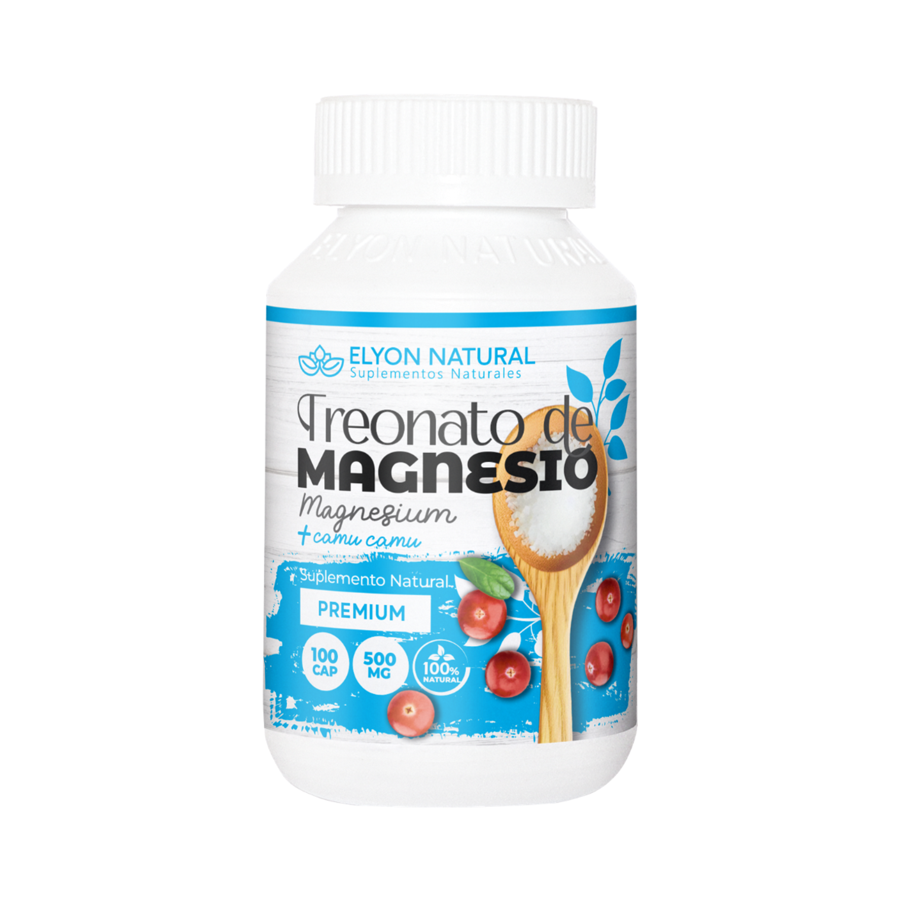 TREONATO DE MAGNESIO 500mg - fco 100cap 1