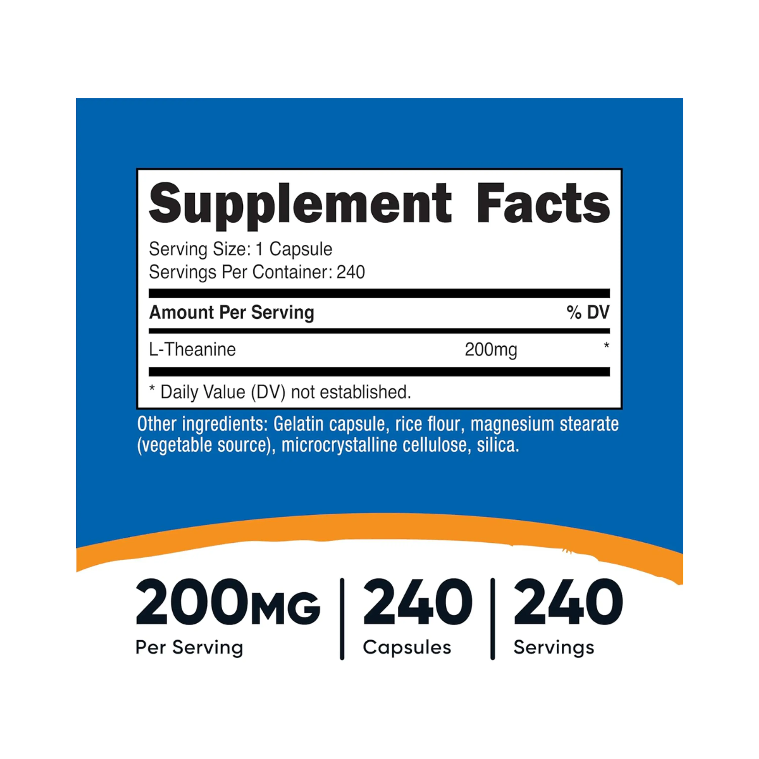 L THEANINE 200 mg - fco x 240 cap (teanina) 2