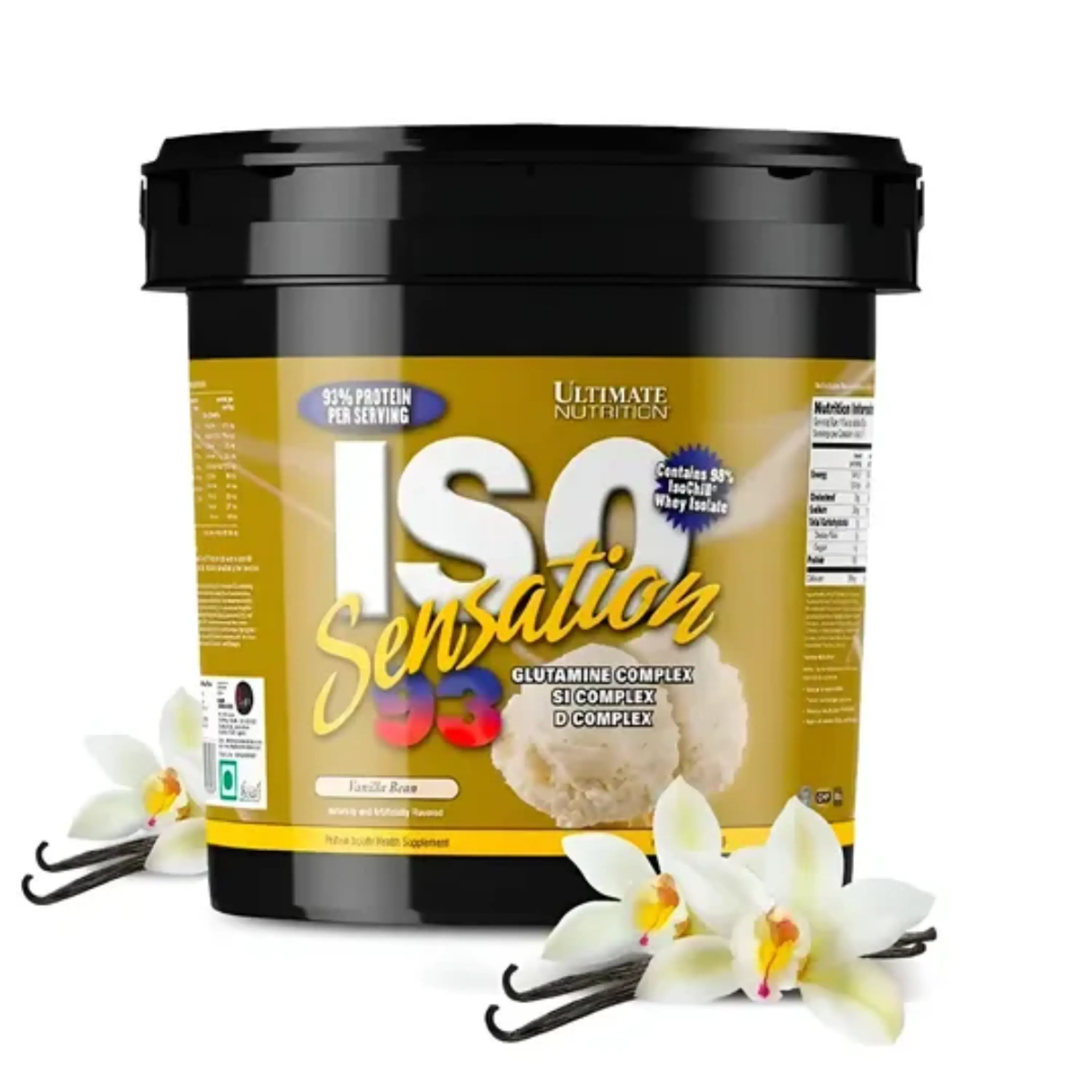 ISO SENSATION 93 x 5 lb (2.27 kg) - VAINILLA  1