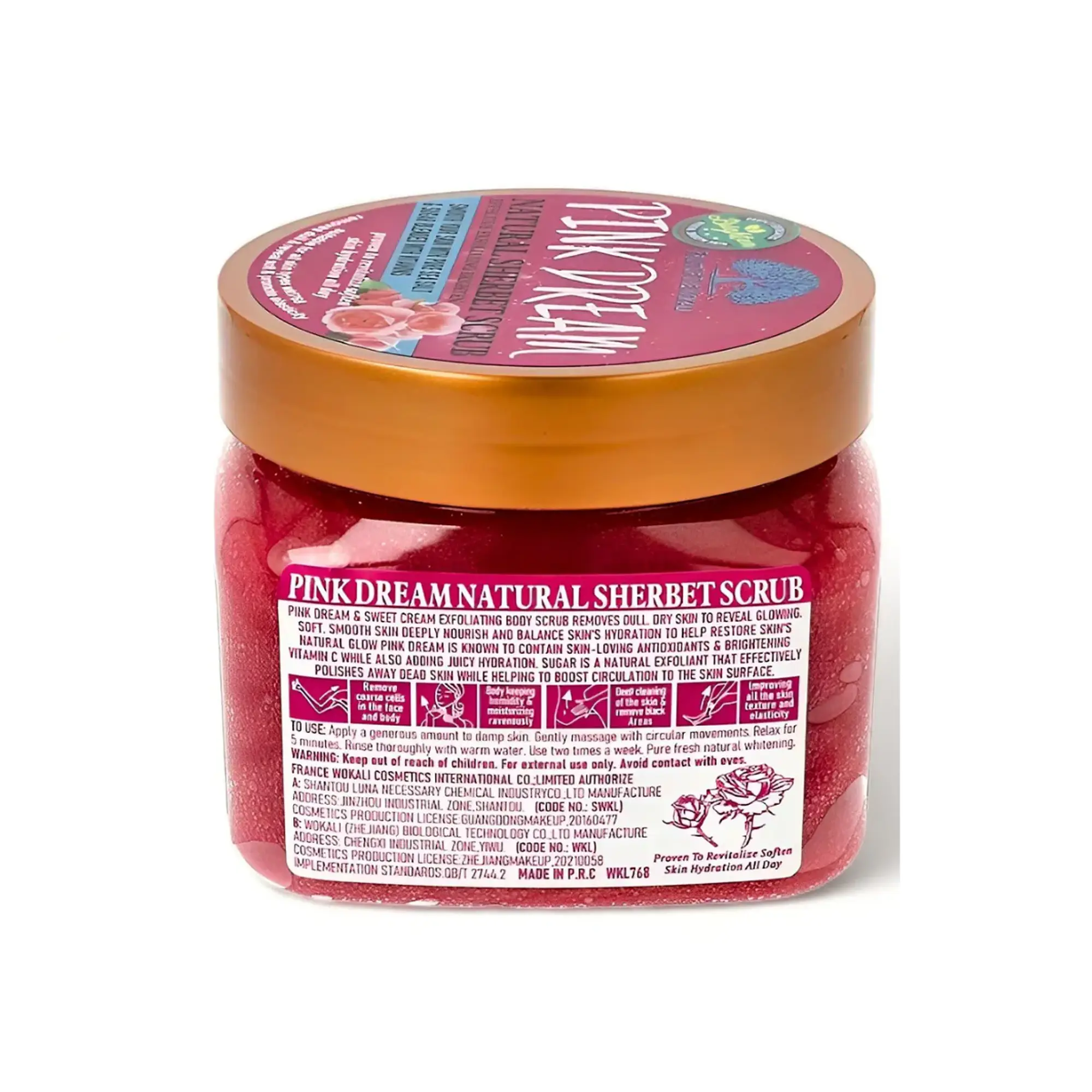EXFOLIANTE PINK DREAM - fco 600 gr 2