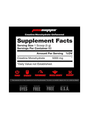 CREATINE MONOHYDRAT - fco 300 gr