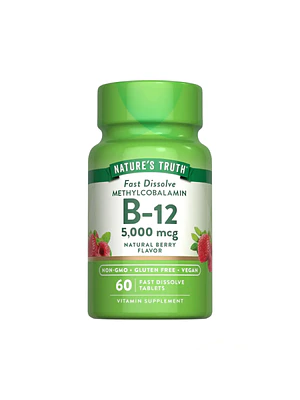 VITAMIN B-12 5,000 MCG (vitamina B-12) - fco x 60 tabletas
