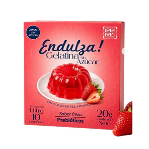 GELATINA SIN SABOR - caja 20gr FRESA