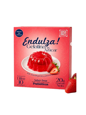 GELATINA SIN SABOR - caja 20gr FRESA