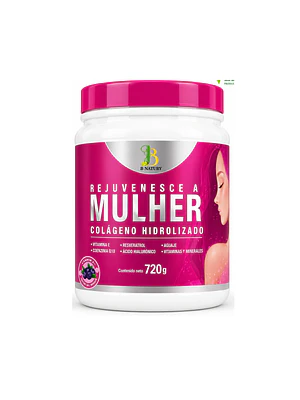 B NATURY REJUVENESCE A MULHER - fco 720 gr FRUTOS ROJOS