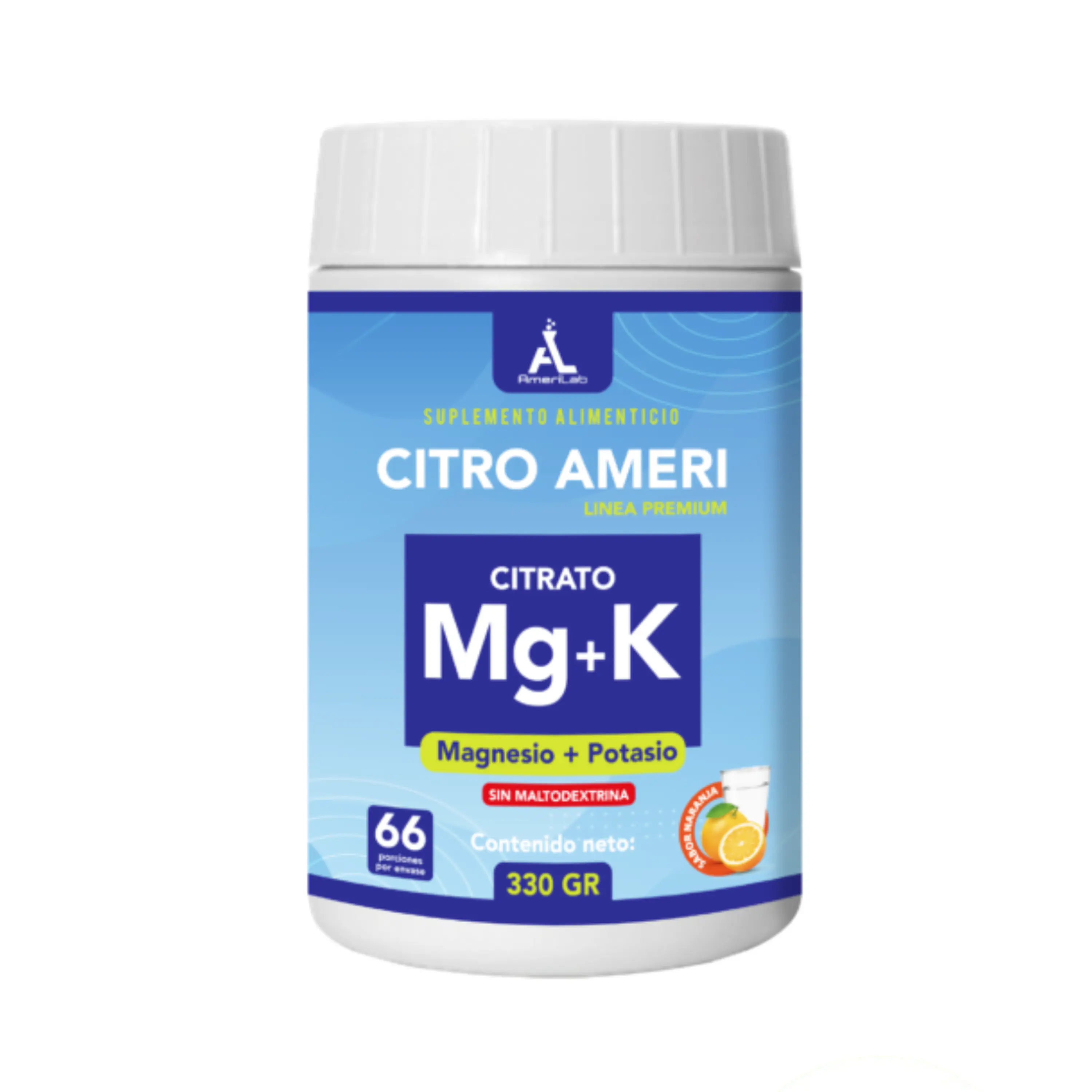 CITRA AMERI (magnesio + potasio) - fco 330 gr NARANJA 1