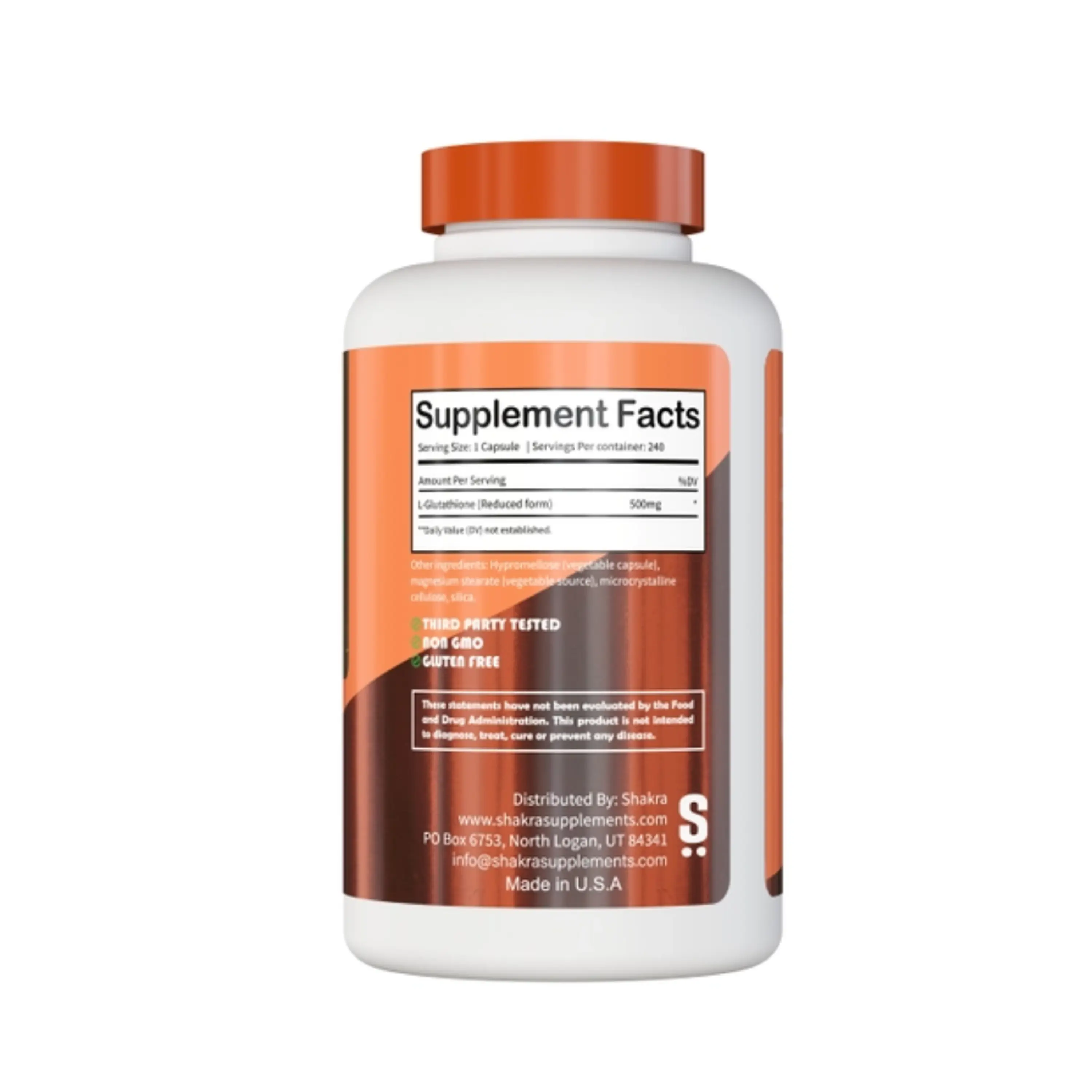 GLUTATHIONE 500mg - fco 240 gr 3