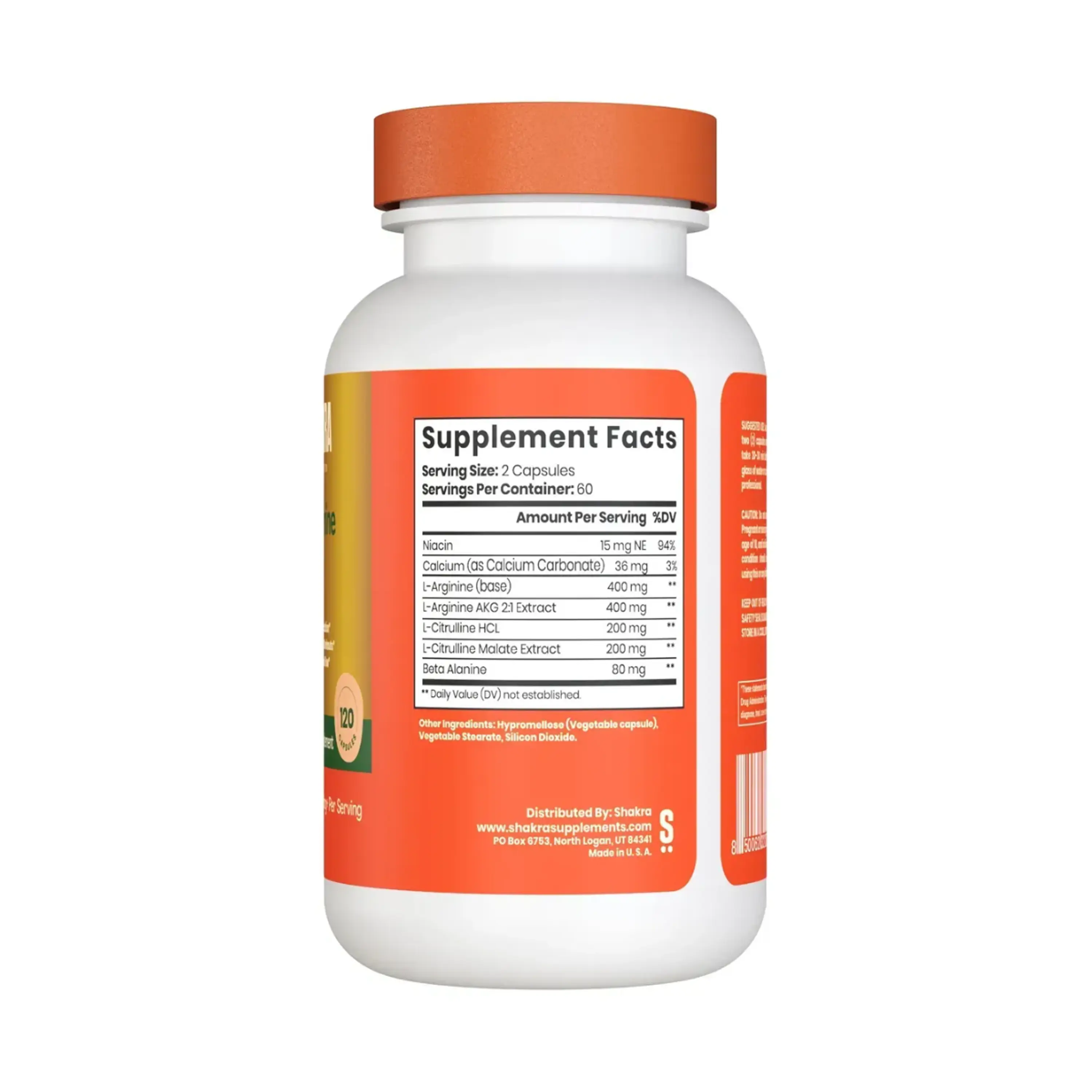 L-ARGININE PLUS 1280mg - fco 120 cap 3