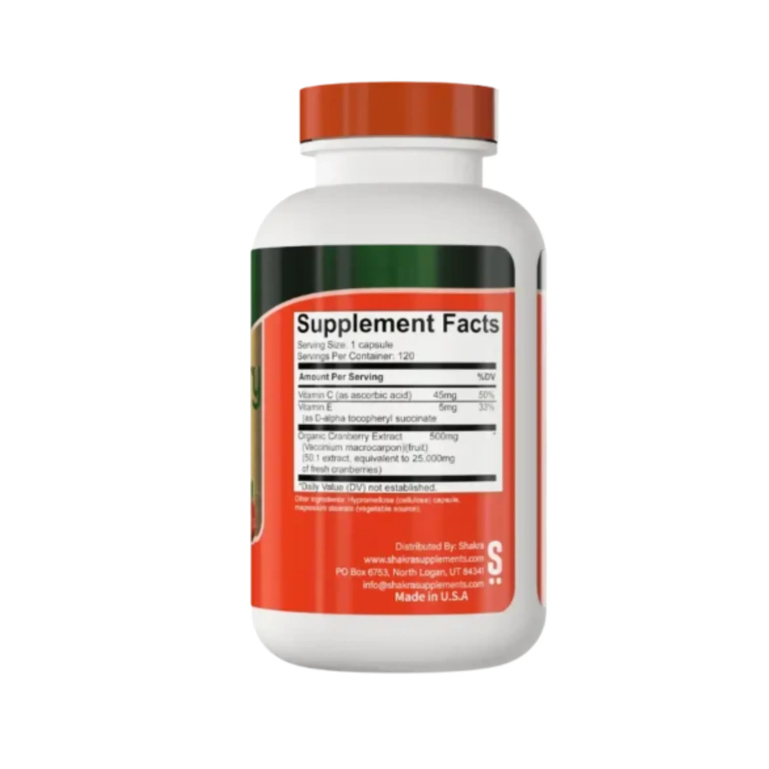 CRANBERRY (VITAMINA C & D) 25000mg - fco 120 cap 3