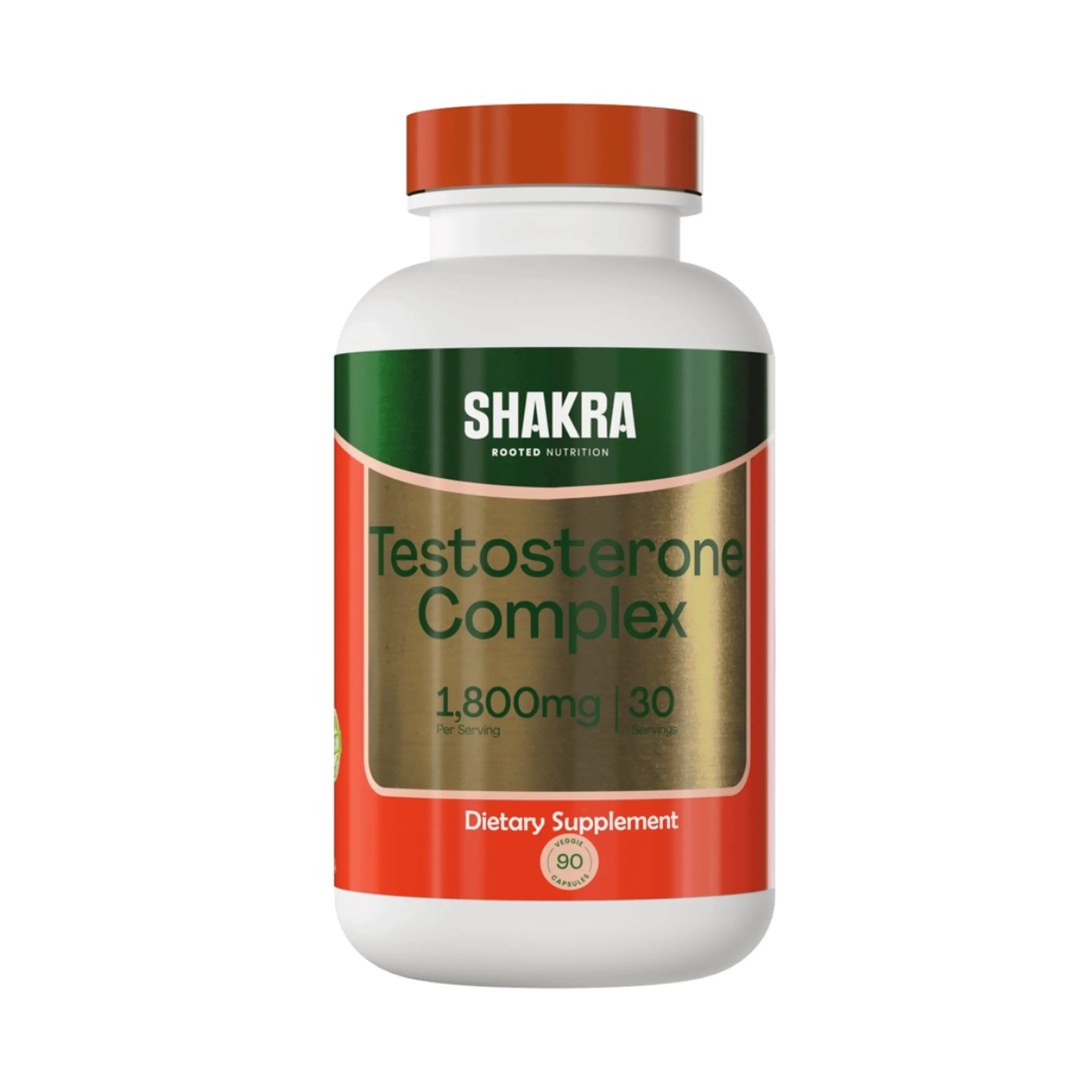SHAKRA TESTOSTERONE COMPLEX 1800 mg - fco 90 cap 1