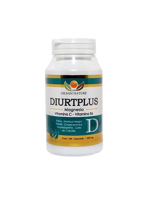 DIURTPLUS 400mg (Mg - Vit C - Vit B-12) - fco 100 cap