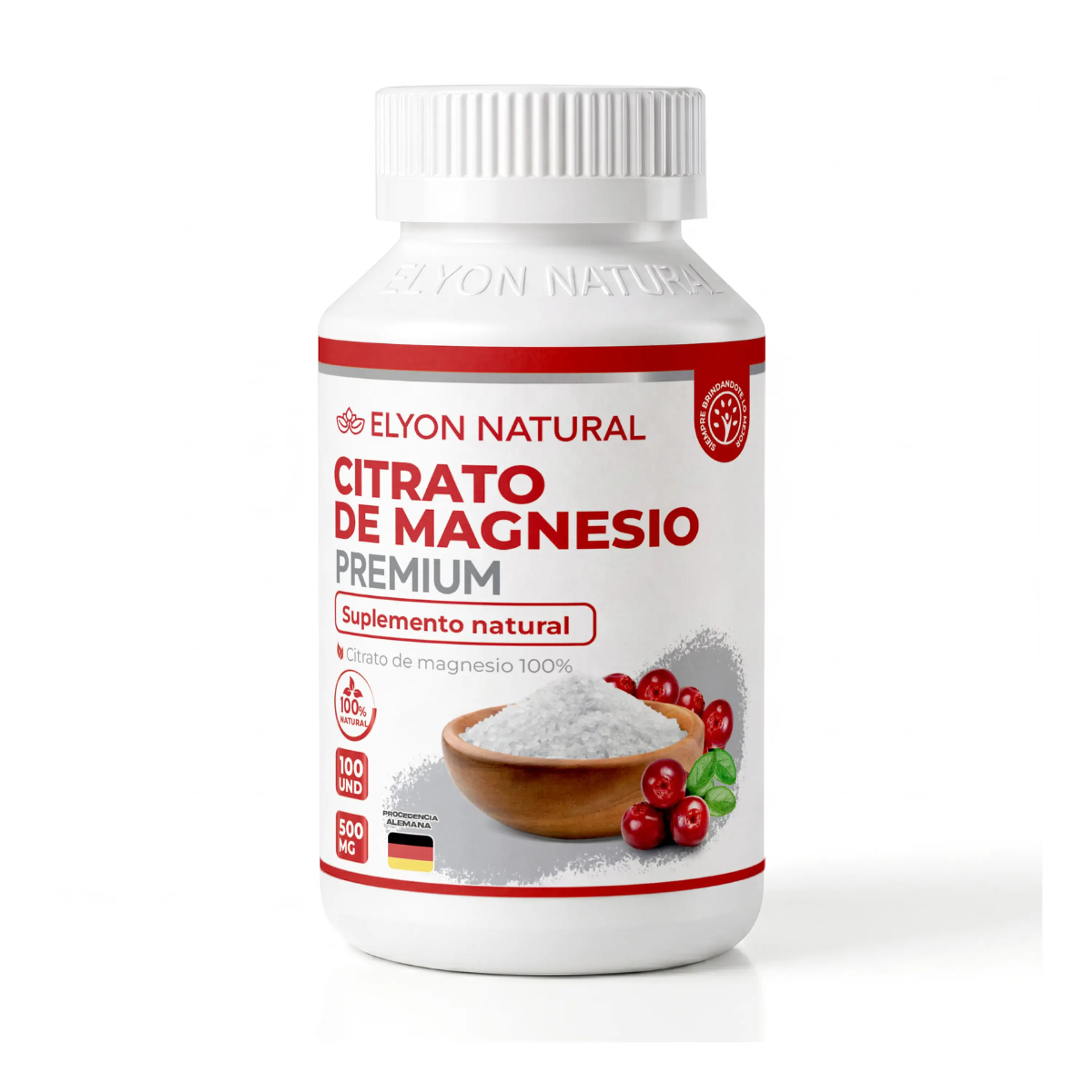 CITRATO DE MAGNESIO PREMIUM 500mg - 100cap 1