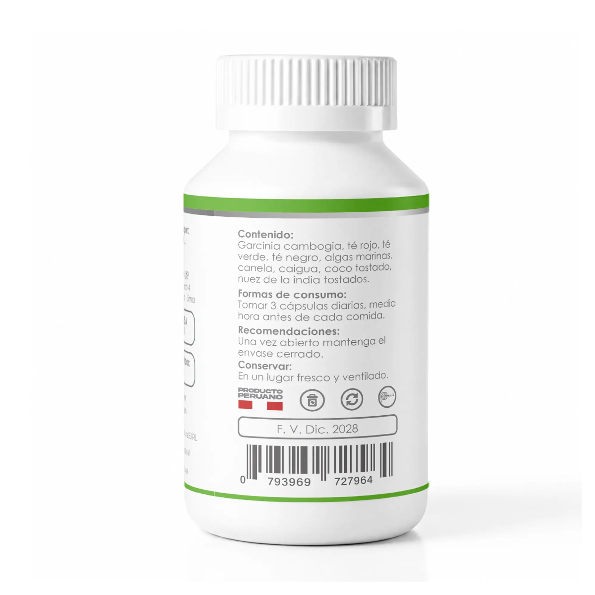 GARCINIA CAMBOGIA COMPLEX 500 mg - fco 100 cap 3