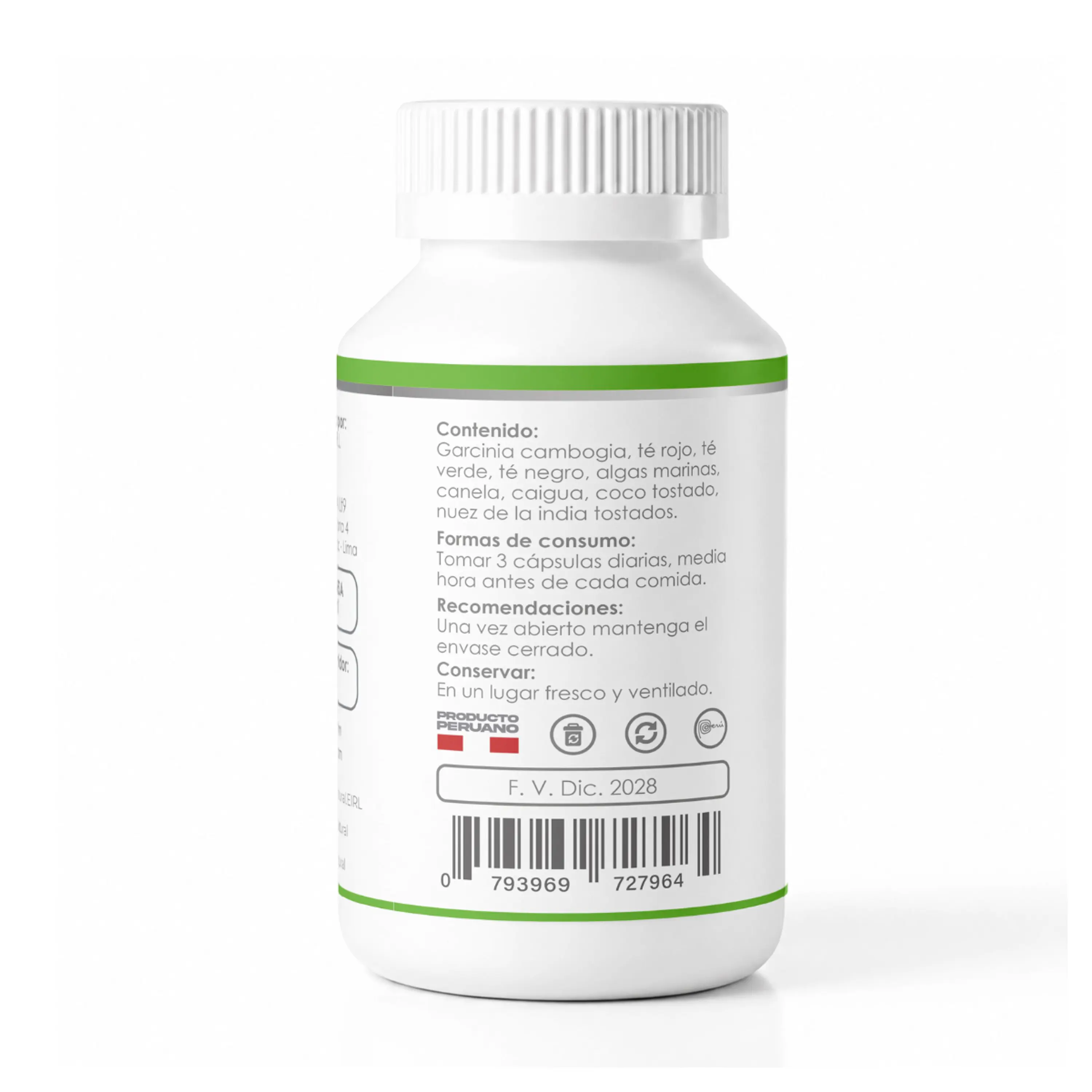 GARCINIA CAMBOGIA COMPLEX 500 mg - fco 100 cap 3