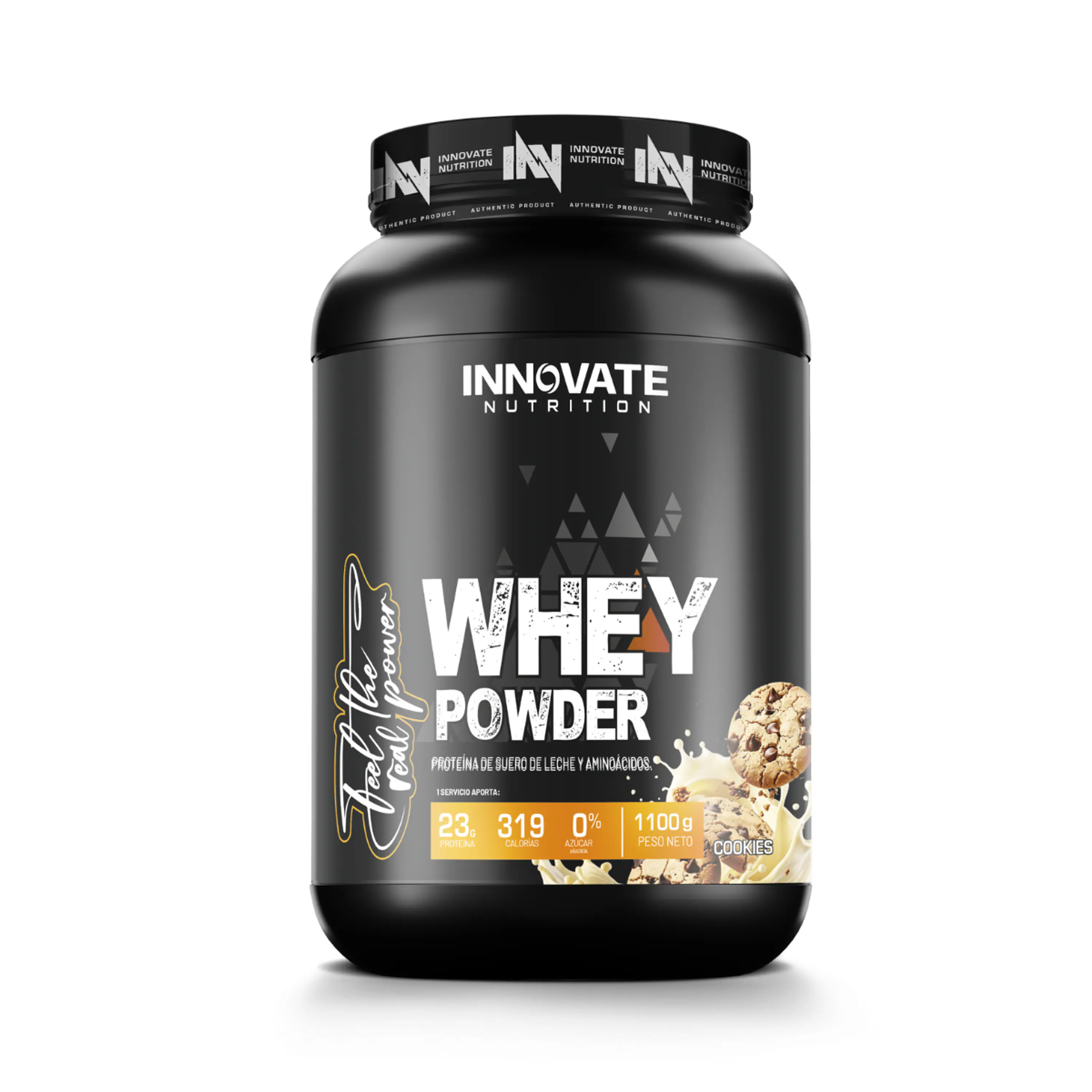 WHEY POWDER 1100 g pote * 14 ser - COOKIES 1