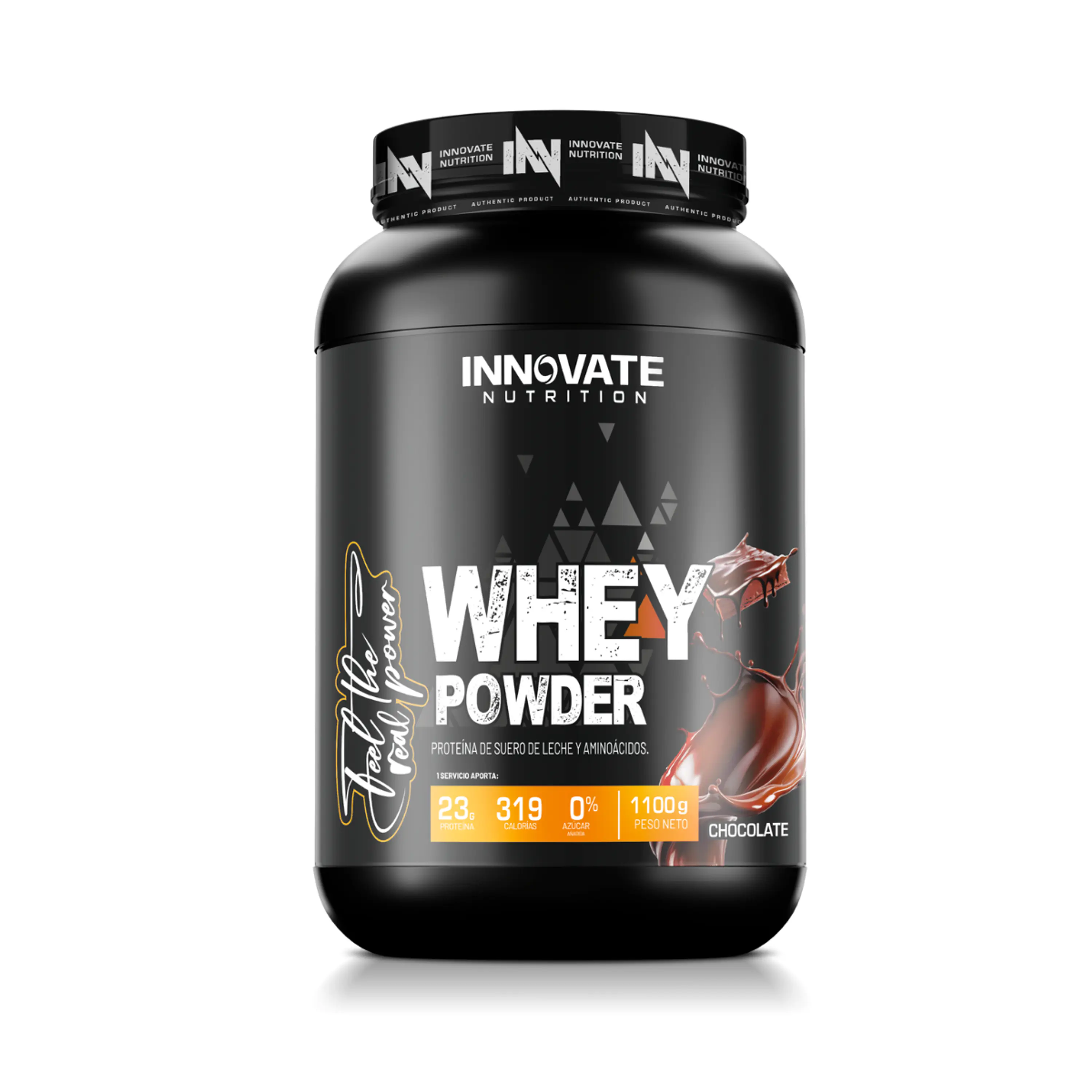 WHEY POWDER 1100 g pote * 14 ser - CHOCOLATE 1
