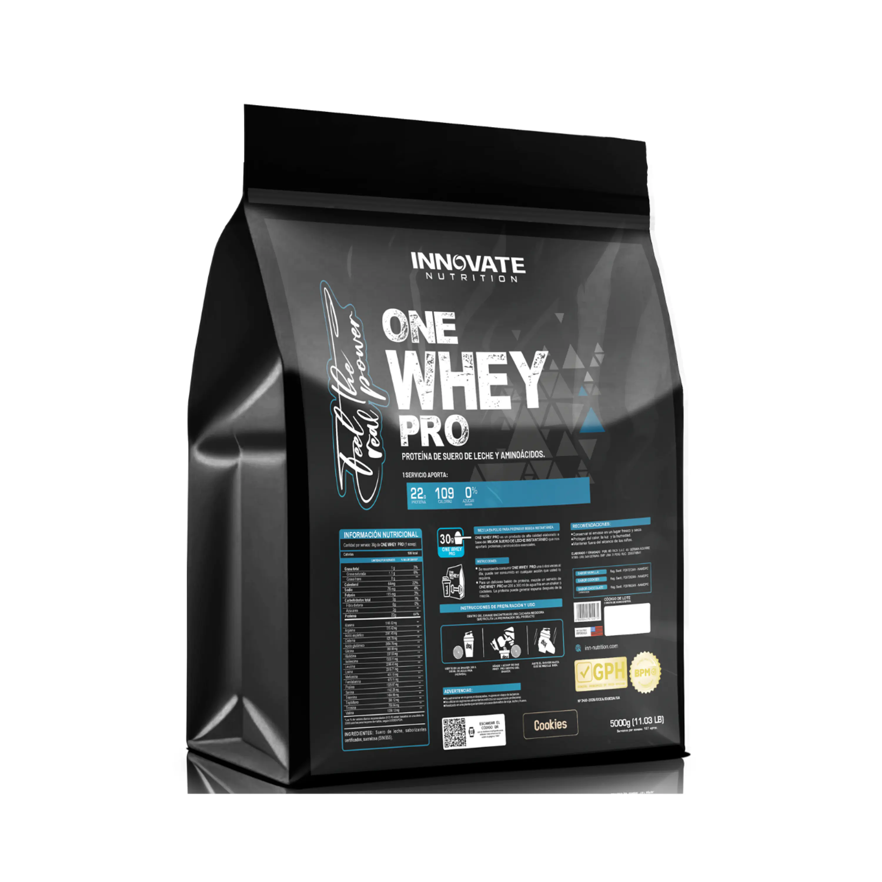 ONE WHEY PRO 5 kg * 167 ser - COOKIES 1