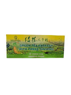GREEN TEA WITH PANAX GINSENG - caj x 10 bebibles.