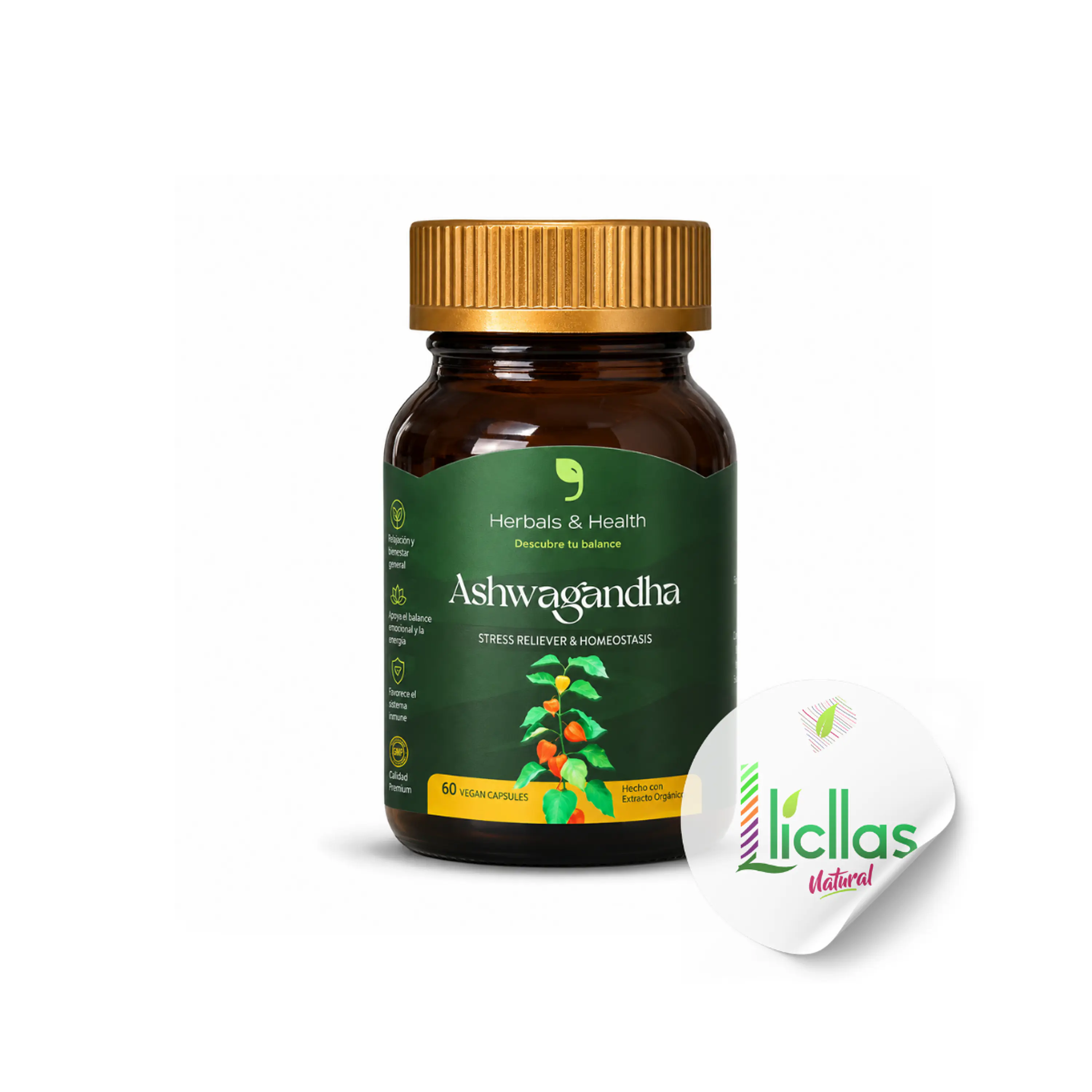 ASHWAGANDHA x 60 cap 1