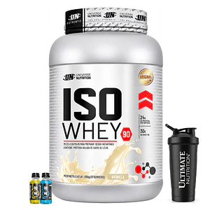 PROTEÍNA ISO WHEY 90 UN 1.1 kg VAINILLA + REGALOS