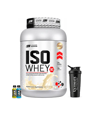 PROTEÍNA ISO WHEY 90 UN 1.1 kg VAINILLA + REGALOS