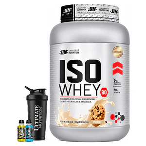 PROTEÍNA ISO WHEY 90 UN 1.1 kg COOKIES + REGALOS