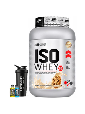 PROTEÍNA ISO WHEY 90 UN 1.1 kg COOKIES + REGALOS