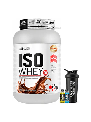 PROTEÍNA ISO WHEY 90 UN 1.1 kg CHOCOLATE + REGALOS