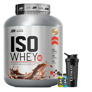 PROTEÍNA ISO WHEY 90 UN 2.5 kg CHOCOLATE + REGALOS