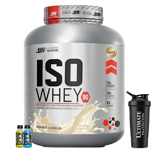 PROTEÍNA ISO WHEY 90 UN 2.5 kg VAINILLA + REGALOS
