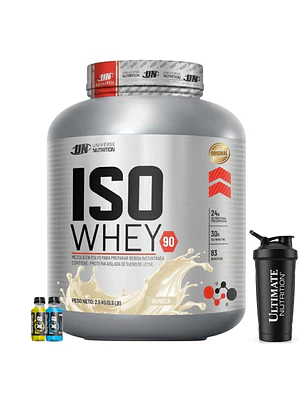 PROTEÍNA ISO WHEY 90 UN 2.5 kg VAINILLA + REGALOS