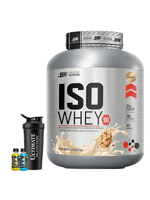 PROTEÍNA ISO WHEY 90 UN 2.5 kg COOKIES + REGALOS