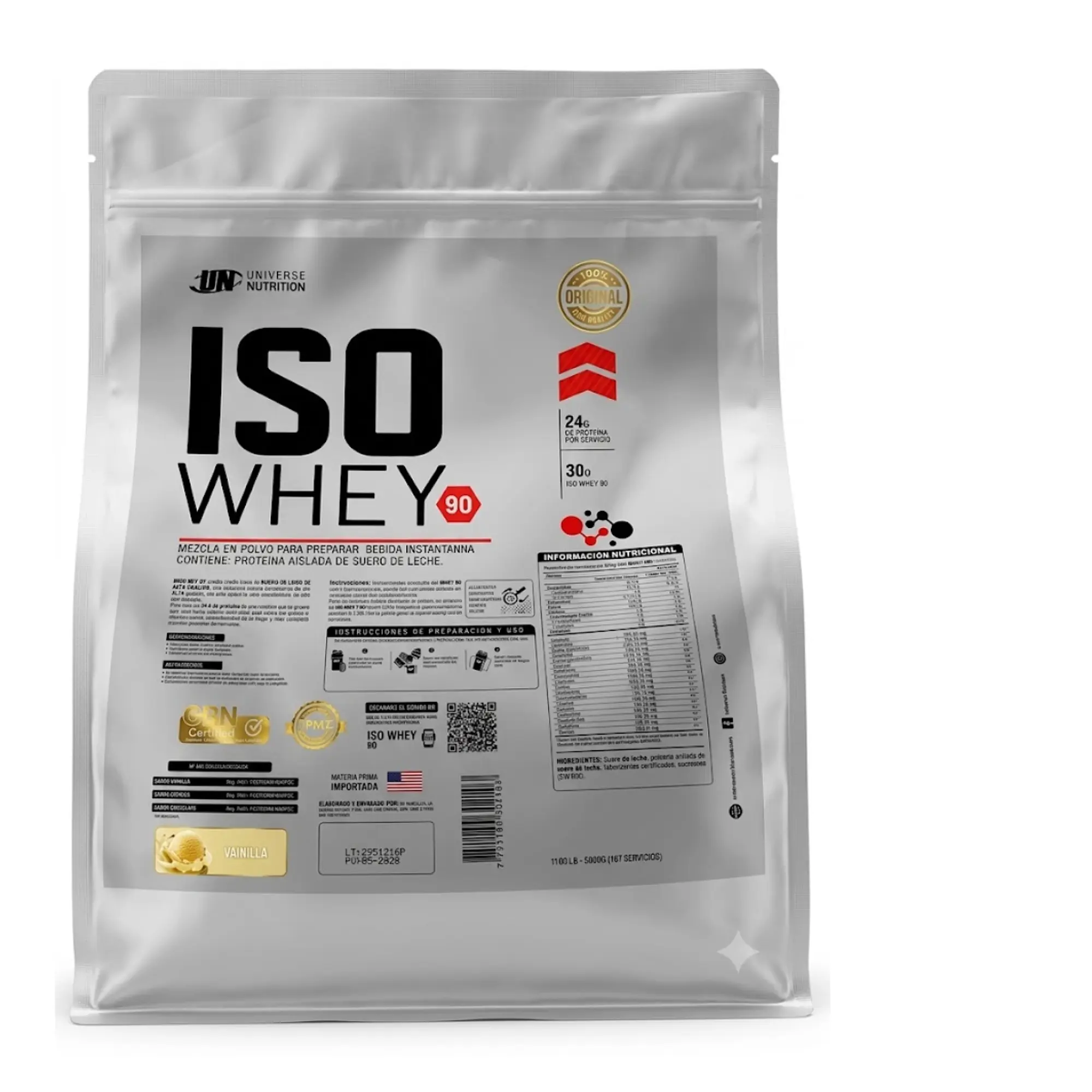 PROTEÍNA ISO WHEY 5Kg UN Saco 1