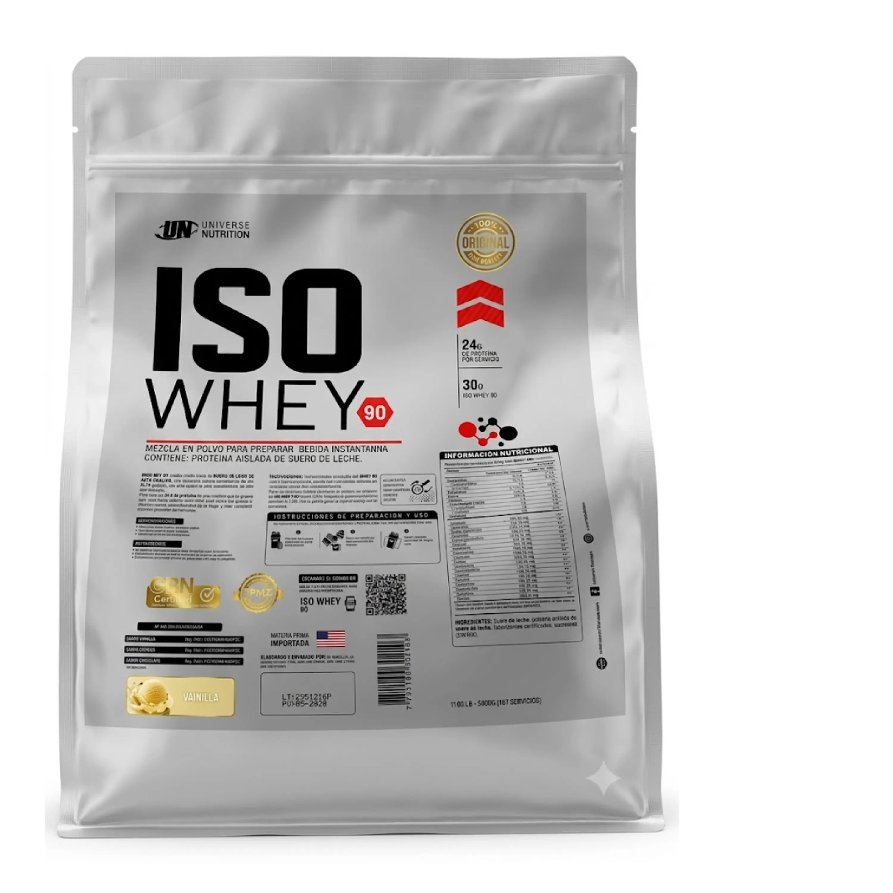 PROTEÍNA ISO WHEY 5Kg UN Saco 1