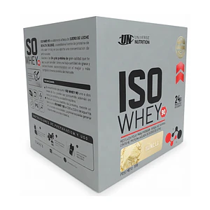 PROTEÍNA ISO WHEY 90 UN caja 10 sachets VAINILLA