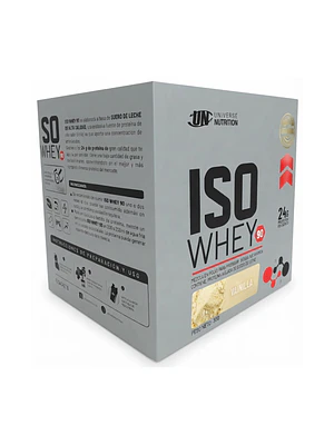 PROTEÍNA ISO WHEY 90 UN caja 10 sachets VAINILLA